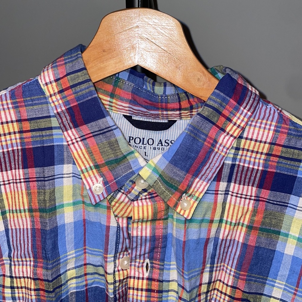 Polo Assn. Plaid Short Sleeve Button Up